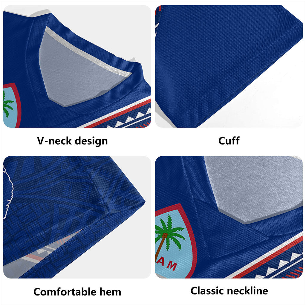 Guam Rugby Jersey Flag And Coat Of Arms