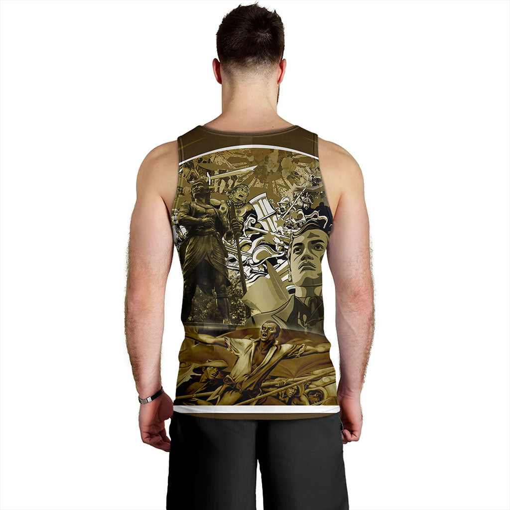 Philippines Filipinos Tank Top National Heroes Background