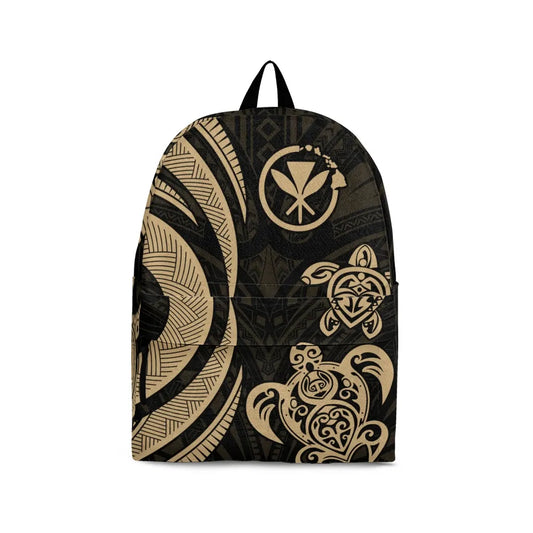 Hawaii Backpack - Gold Tentacle Turtle