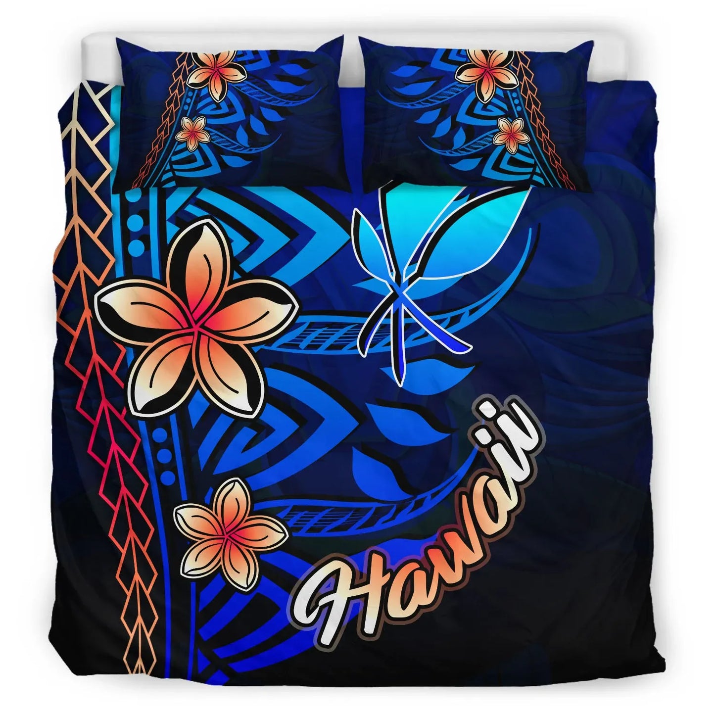 Hawaii Bedding Set - Vintage Tribal Mountain