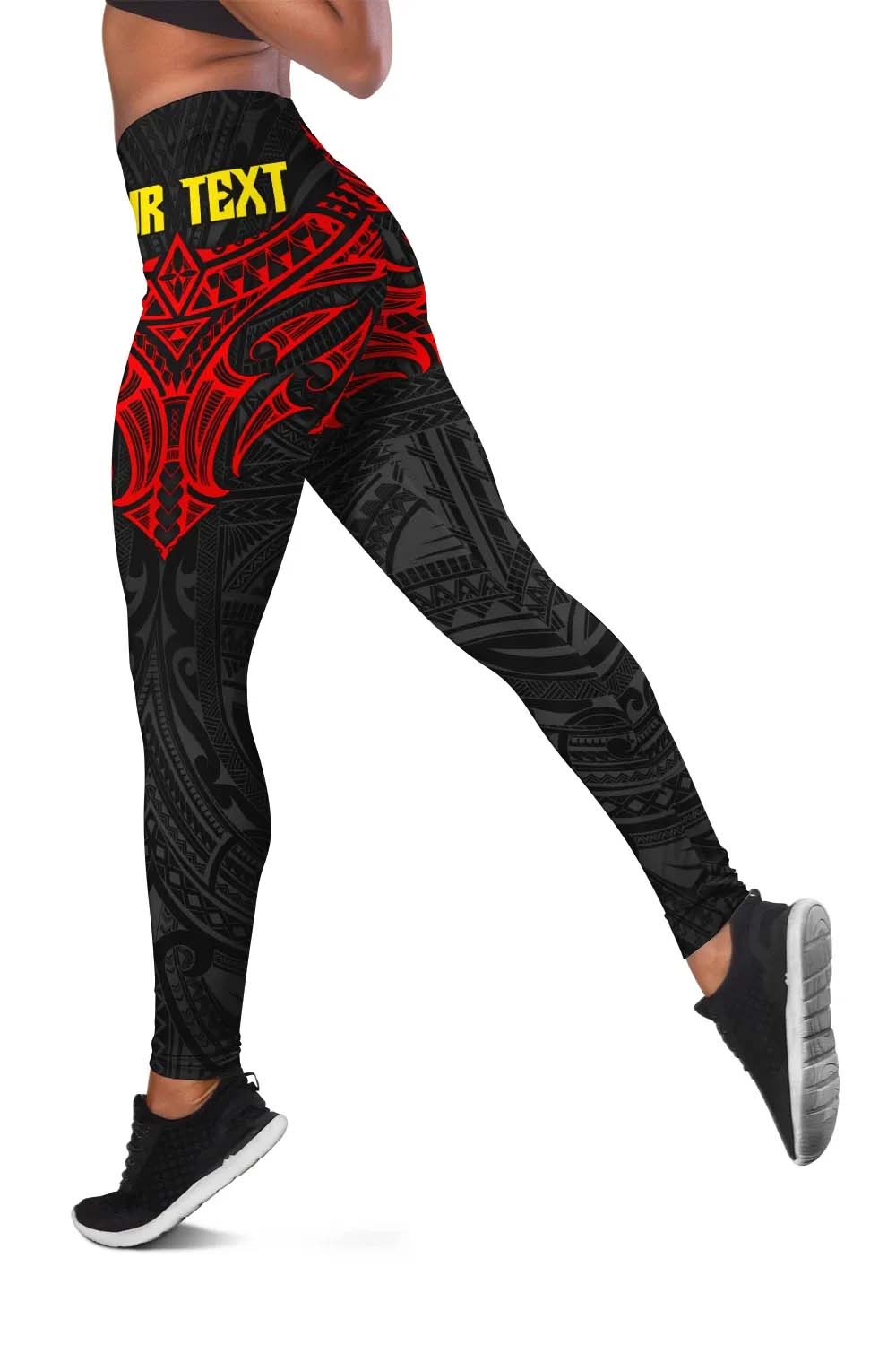 Hawaii Custom Personalised Legging - Polynesian Whale Tail