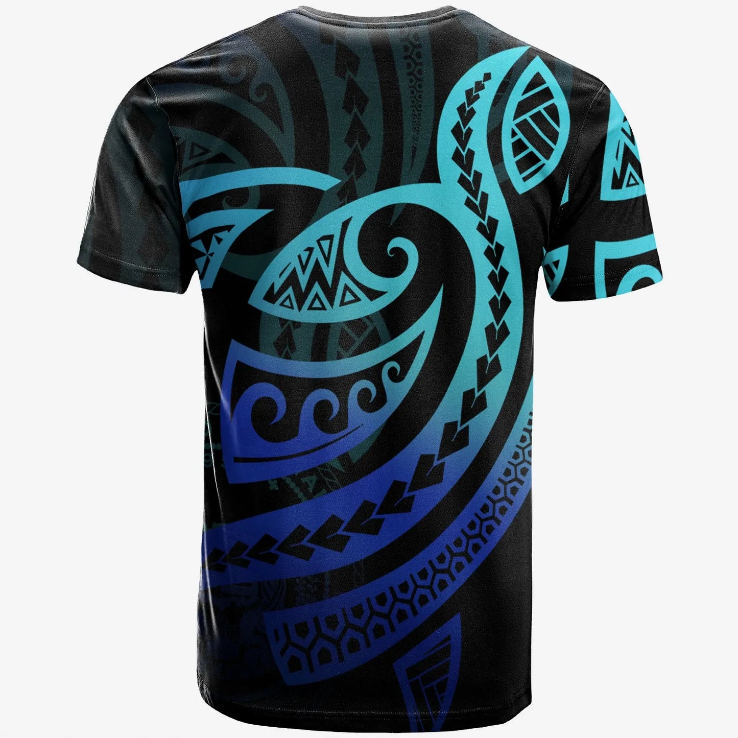Hawaii Custom Personalised T-Shirt - Turtle Tattoo Style Ocean