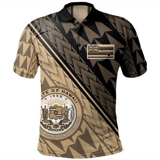 Hawaii Polo Shirt Polynesian Tribal Half Style