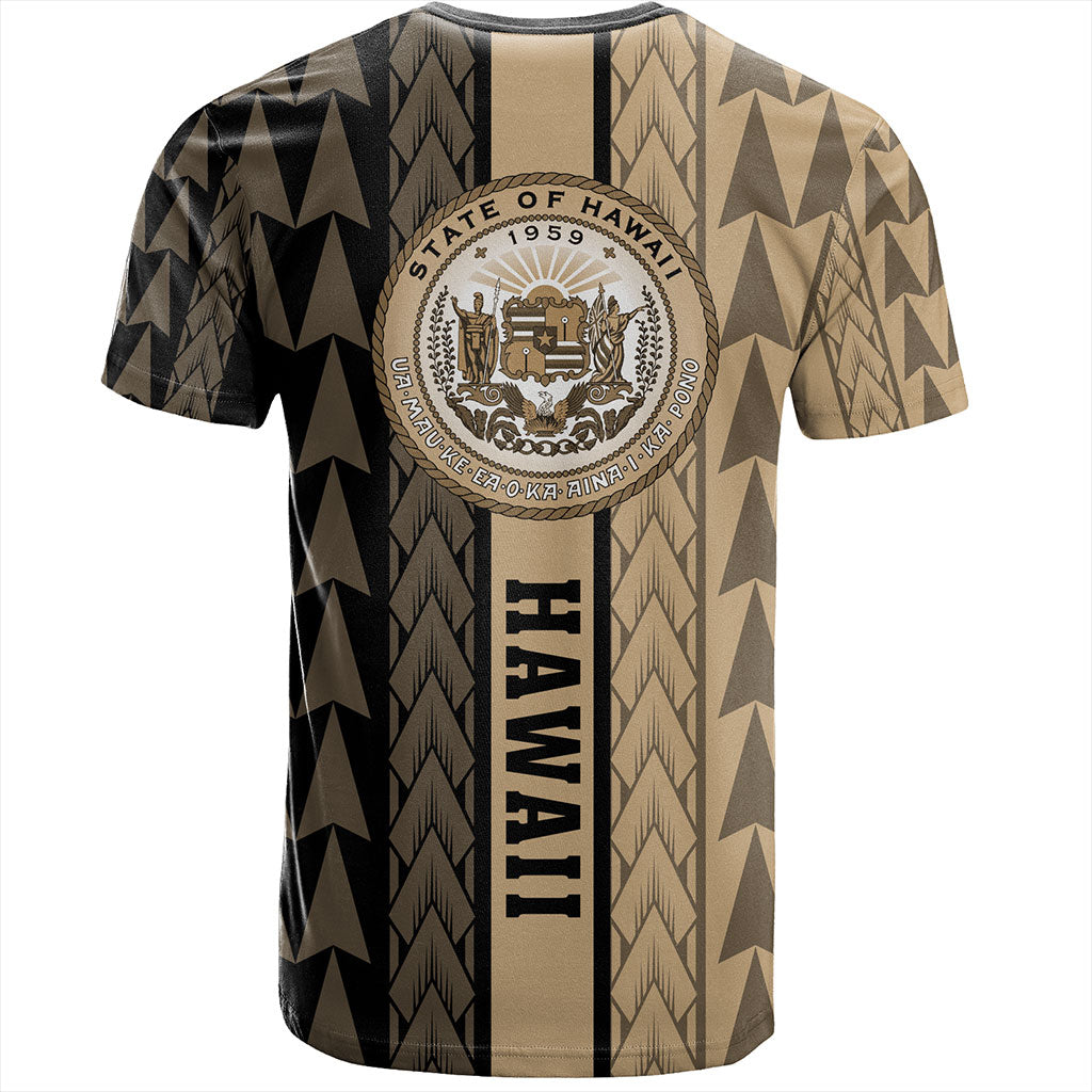 Hawaii T-Shirt Polynesian Tribal Half Style