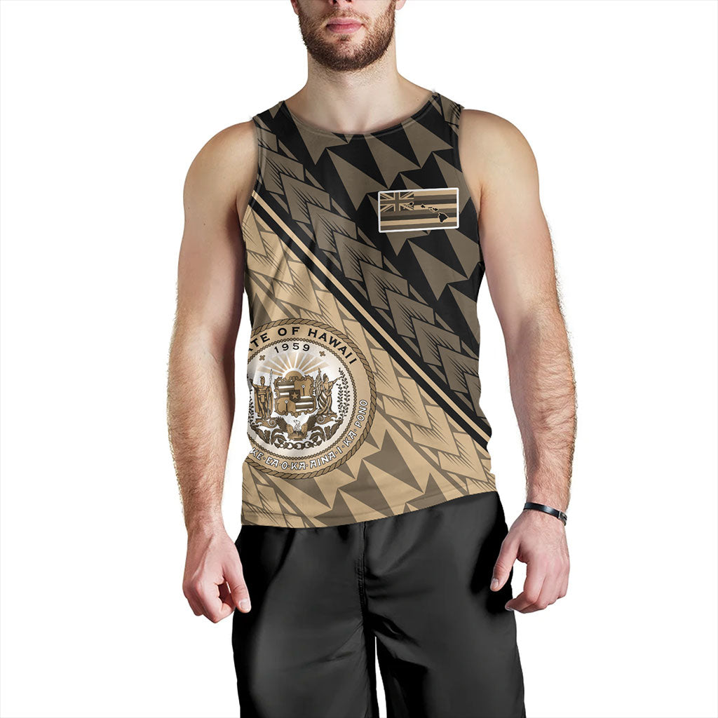 Hawaii Tank Top Polynesian Tribal Half Style