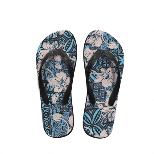 Hawaii Flip Flop Hibiscus Pattern