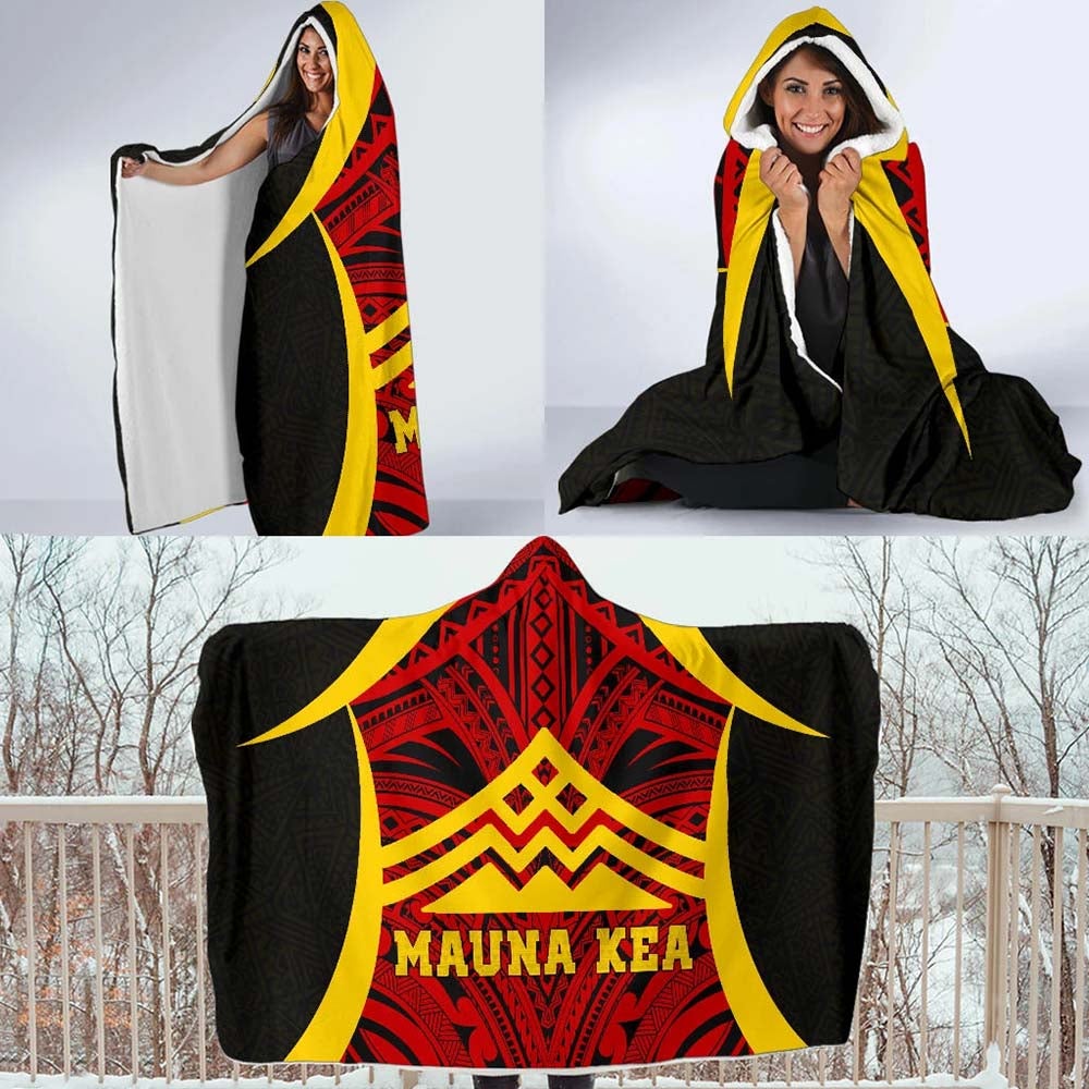 Hawaii Hooded Blanket - Protect Mauna Kea