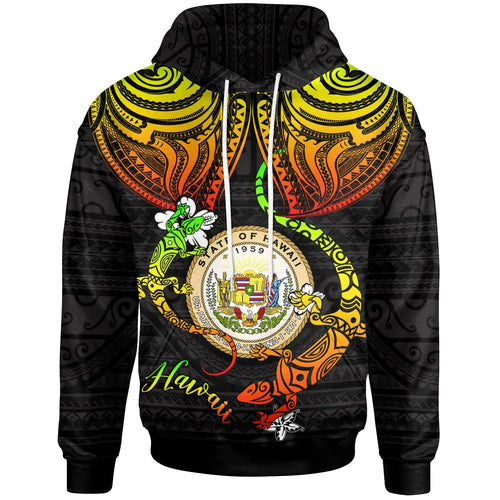 Hawaii Hoodie - Lizard Good Chest