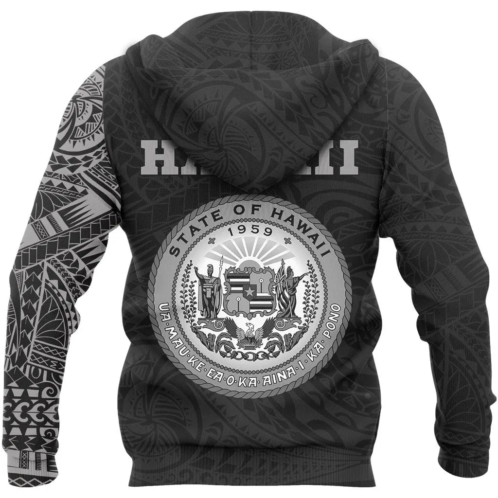 Hawaii Hoodie - Hawaii Seal Polynesian Tattoo Style Special
