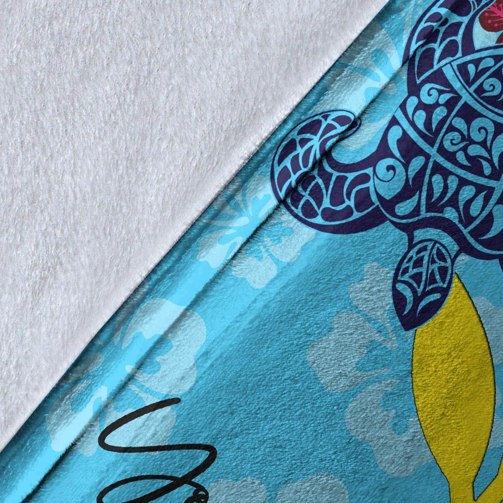 Hawaii Kanaka Maoli Custom Personalised Premium Blanket - Tropical Style