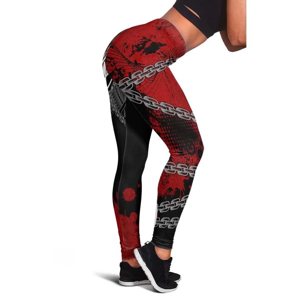 Hawaii Kanaka Maoli Polynesian Legging - Polynesian Chain Style