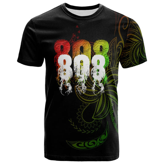 Hawaii Kanaka Maoli T-Shirt - Country Code With Seal