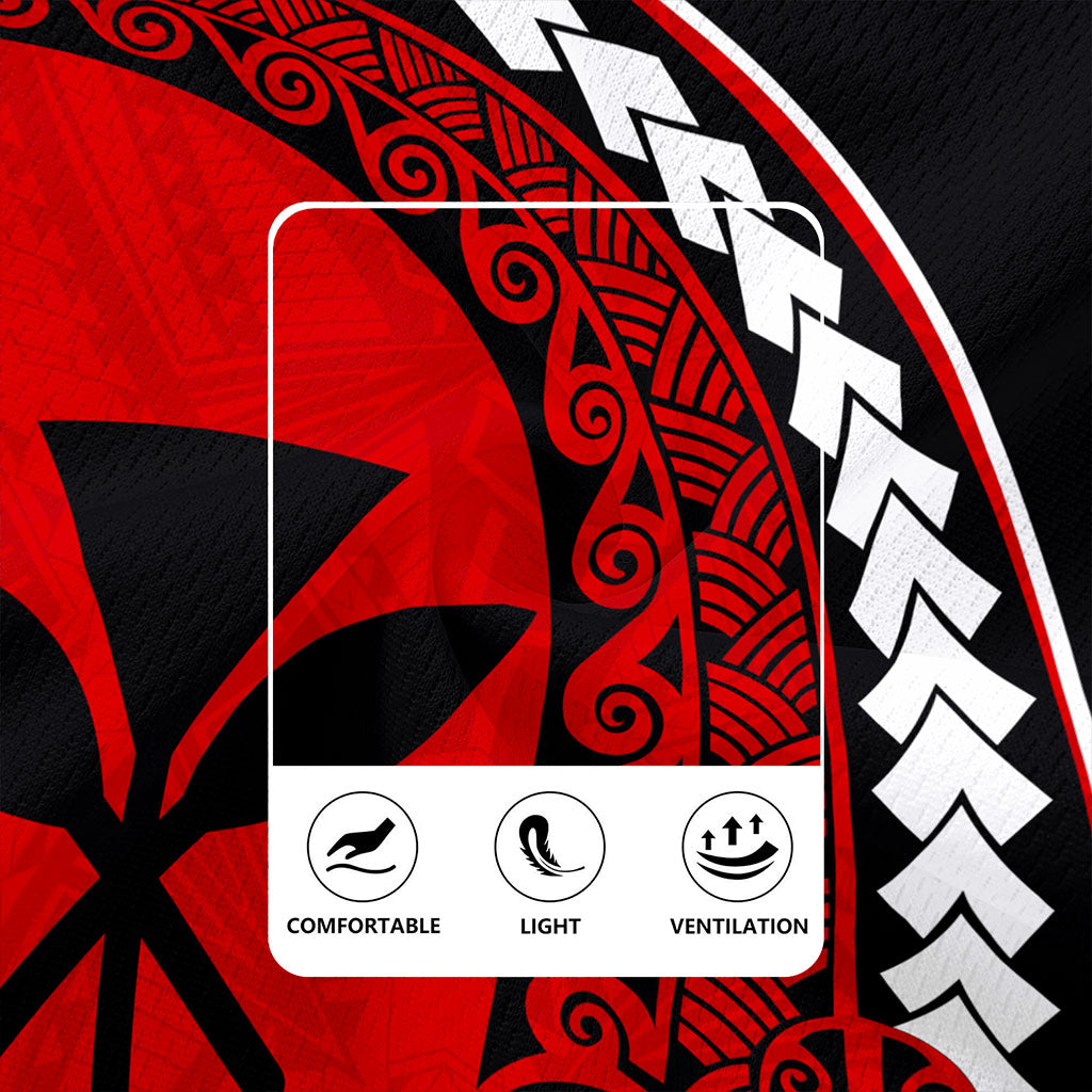 Hawaii Rugby Jersey Turtle Polynesian Tribal Kanaka Maoli