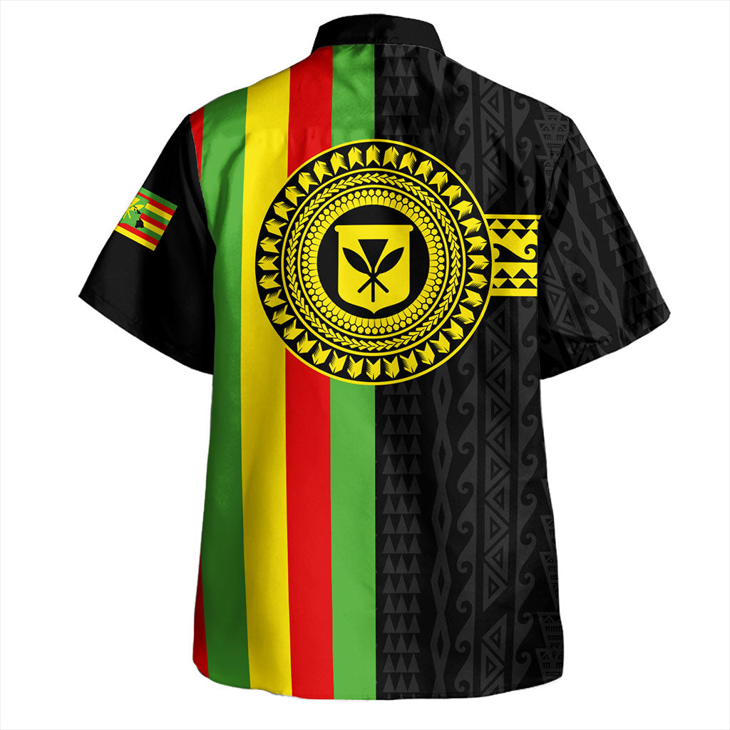 Hawaii Hawaiian Shirt Kanaka Maoli Flag Polynesian