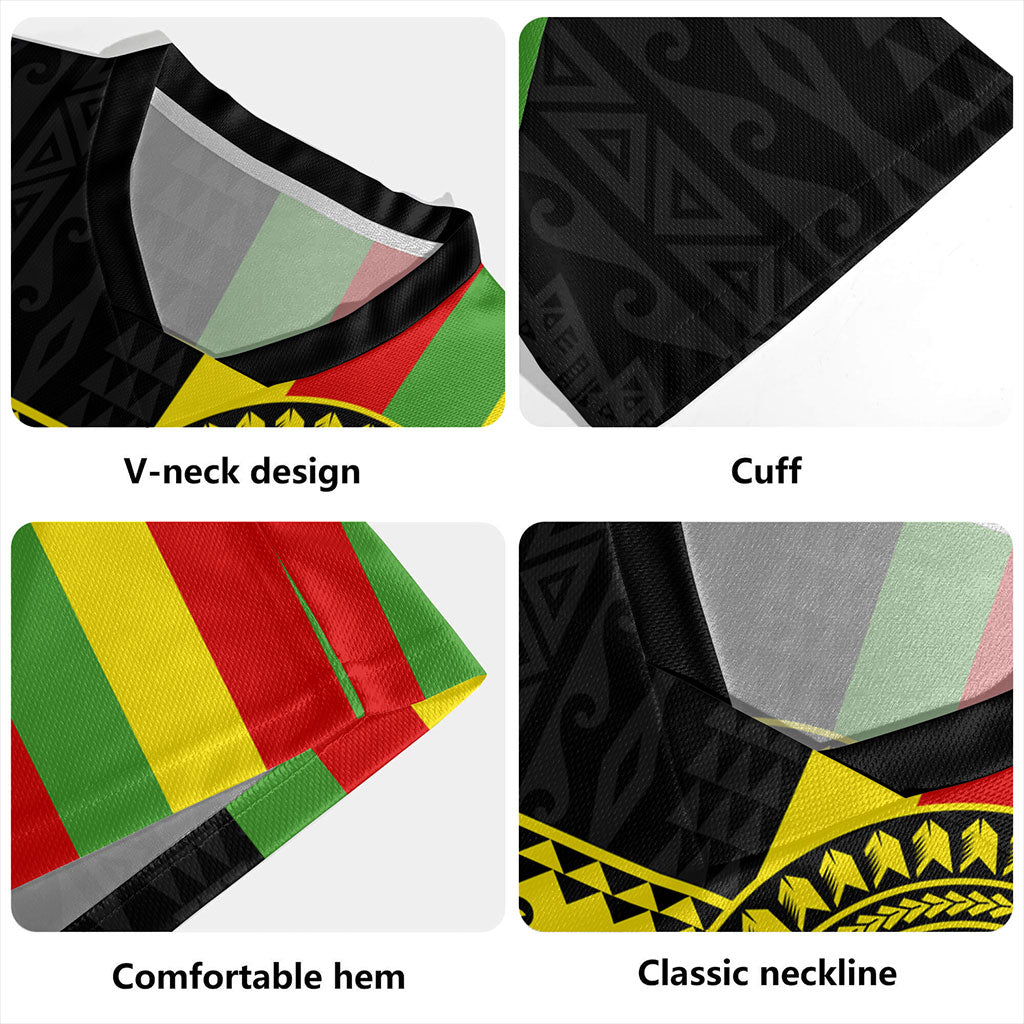 Hawaii Rugby Jersey Kanaka Maoli Flag Polynesian