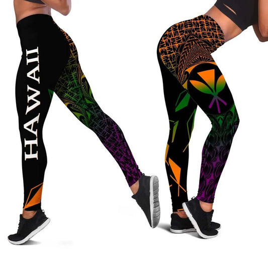 Hawaii Legging- Kanaka Maoli Rocket Style