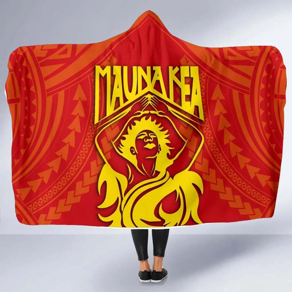 Hawaii Mauna Kea - Hooded Blanket - Pele Goddess