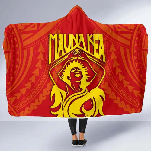 Hawaii Mauna Kea - Hooded Blanket - Pele Goddess