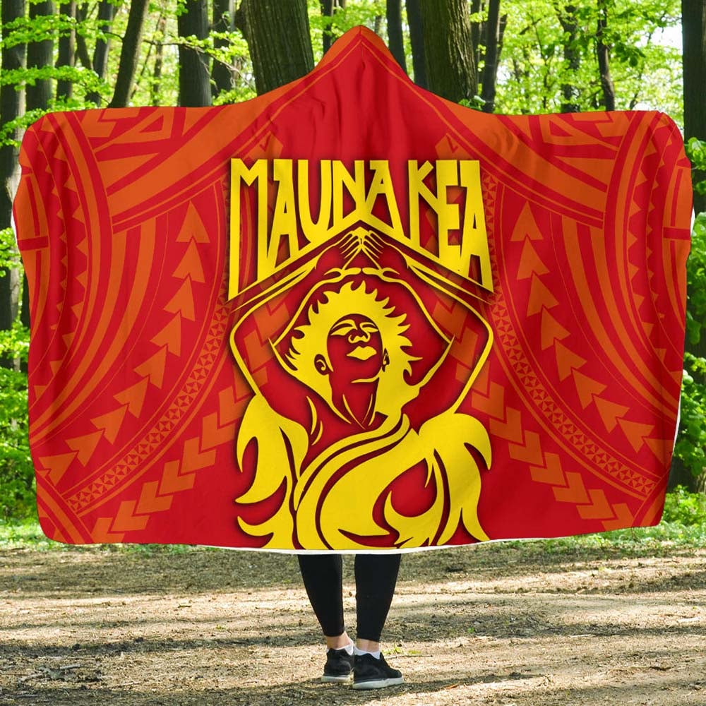 Hawaii Mauna Kea - Hooded Blanket - Pele Goddess