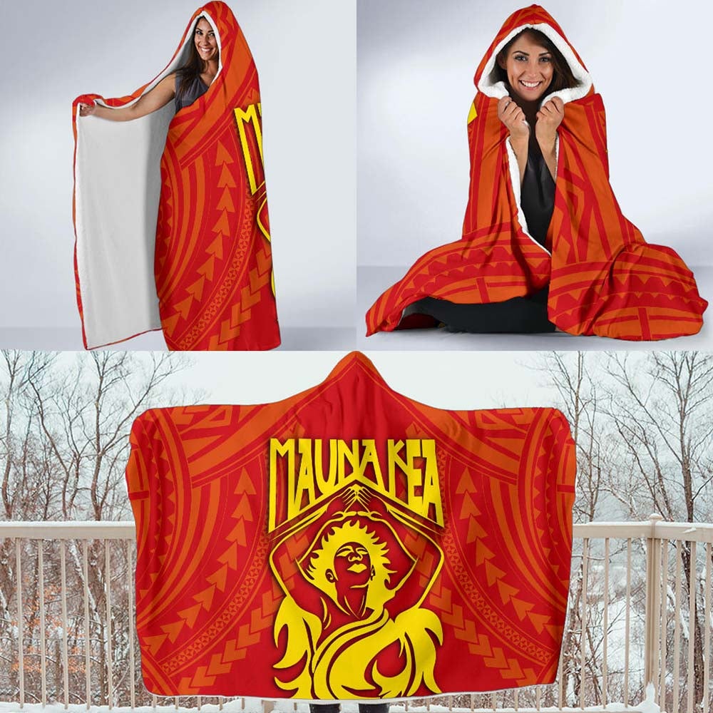 Hawaii Mauna Kea - Hooded Blanket - Pele Goddess