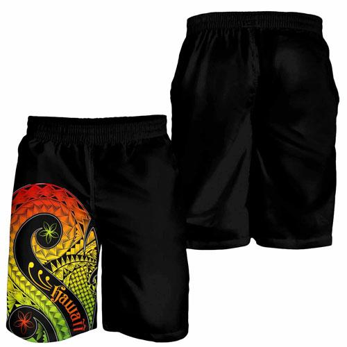 Hawaii Men Short - Hawaii Polynesian Decorative Patterns