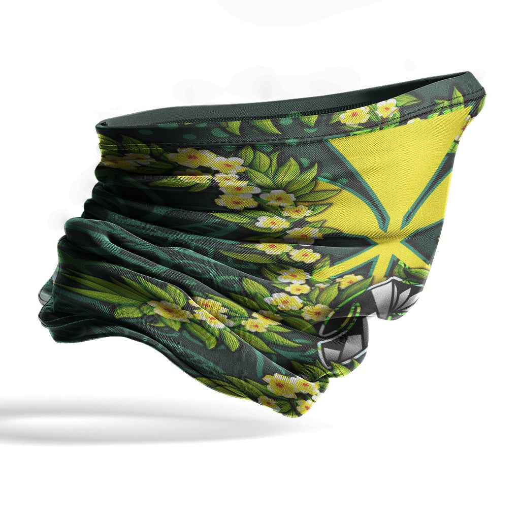 Hawaii Neck Gaiter - Ti Leaf Lei Turtle