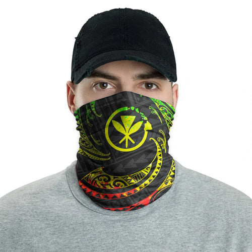 Hawaii Neck Gaiter - Tribal Wave Reggae