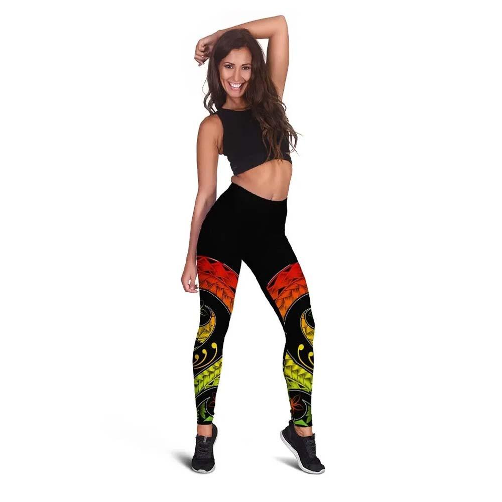 Hawaii Personalised Legging - Hawaii Polynesian Decorative Patterns
