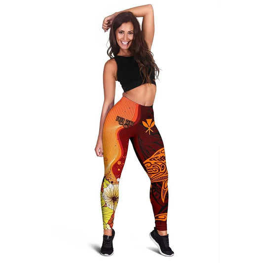Hawaii Personalised Legging - Tribal Tuna Fish