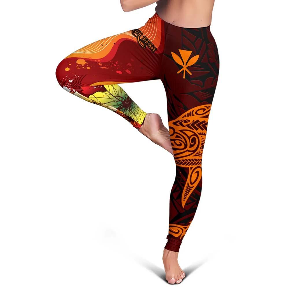 Hawaii Personalised Legging - Tribal Tuna Fish