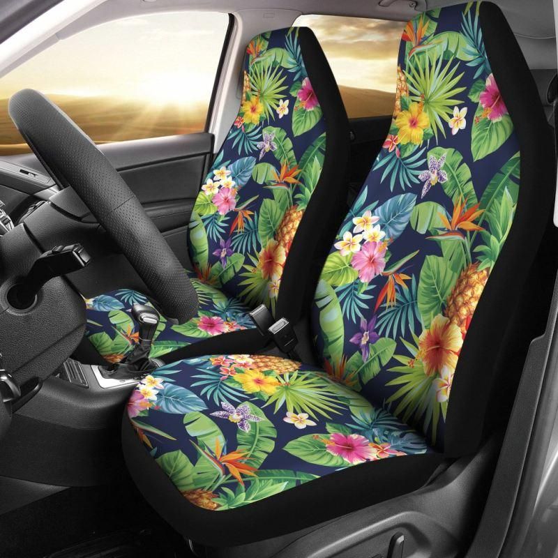 Hawaii Car Seat Covers - Tropical Flowers & Fruit - 04