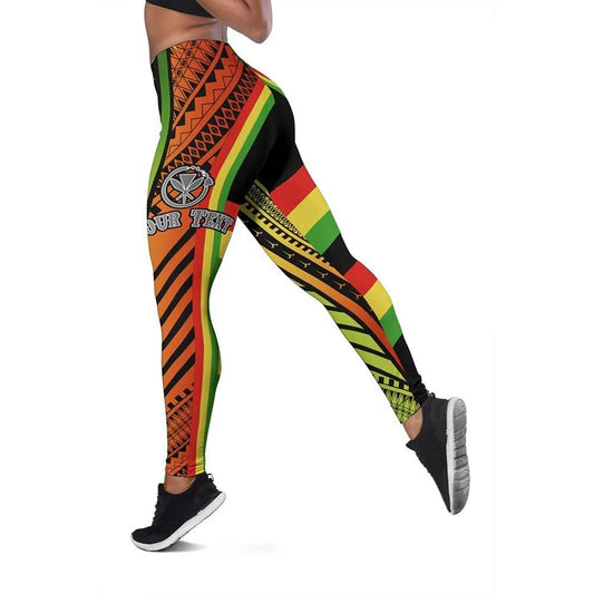 Hawaii Polynesian Custom Personalised Legging - Tribal Ornamental