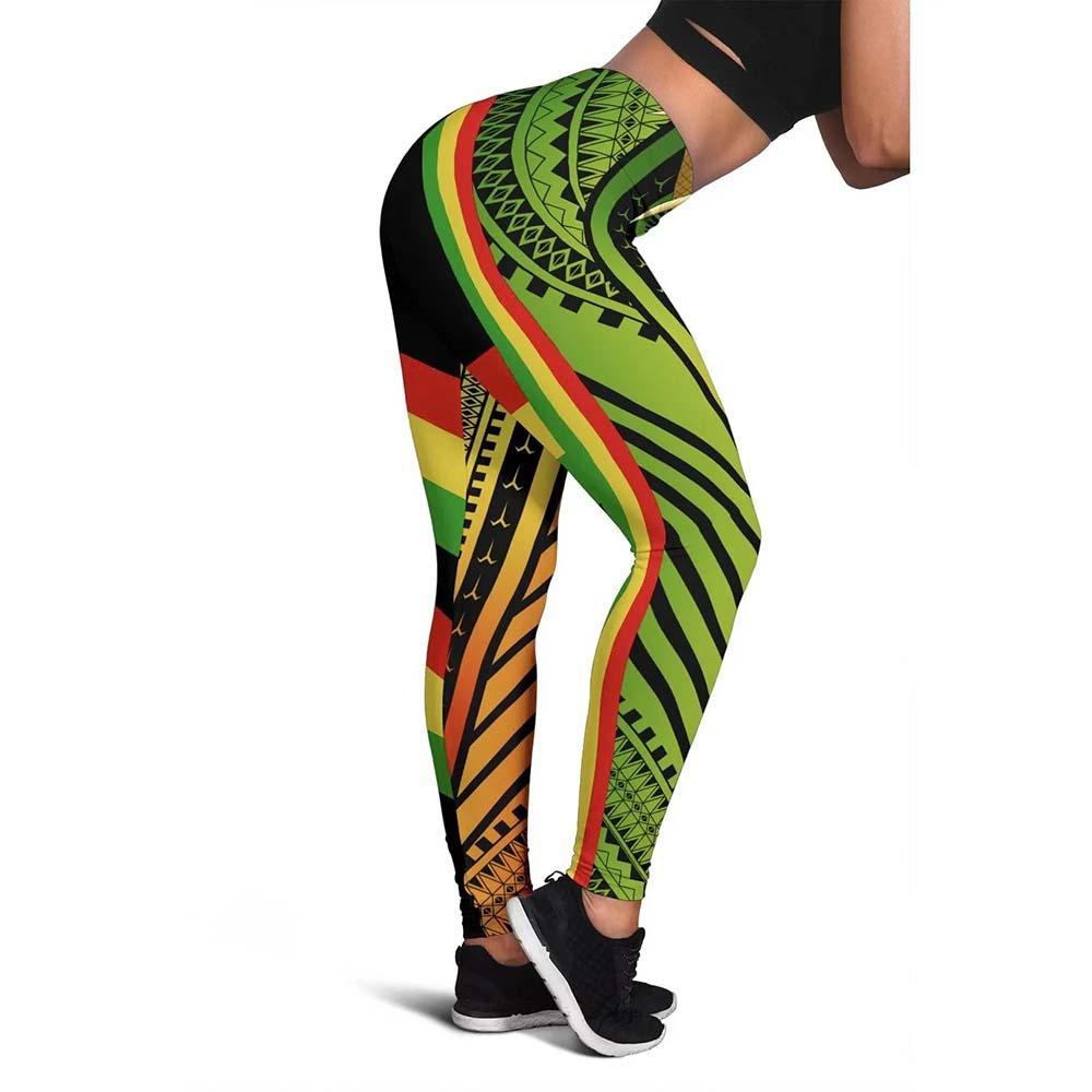 Hawaii Polynesian Custom Personalised Legging - Tribal Ornamental