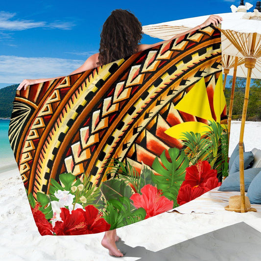 Hawaii Polynesian Sarong - Vintage Pattern