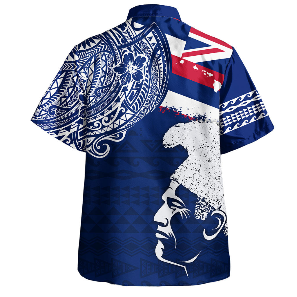 Hawaii Hawaiian Shirt Polynesian Tribal Flag King Kamehameha