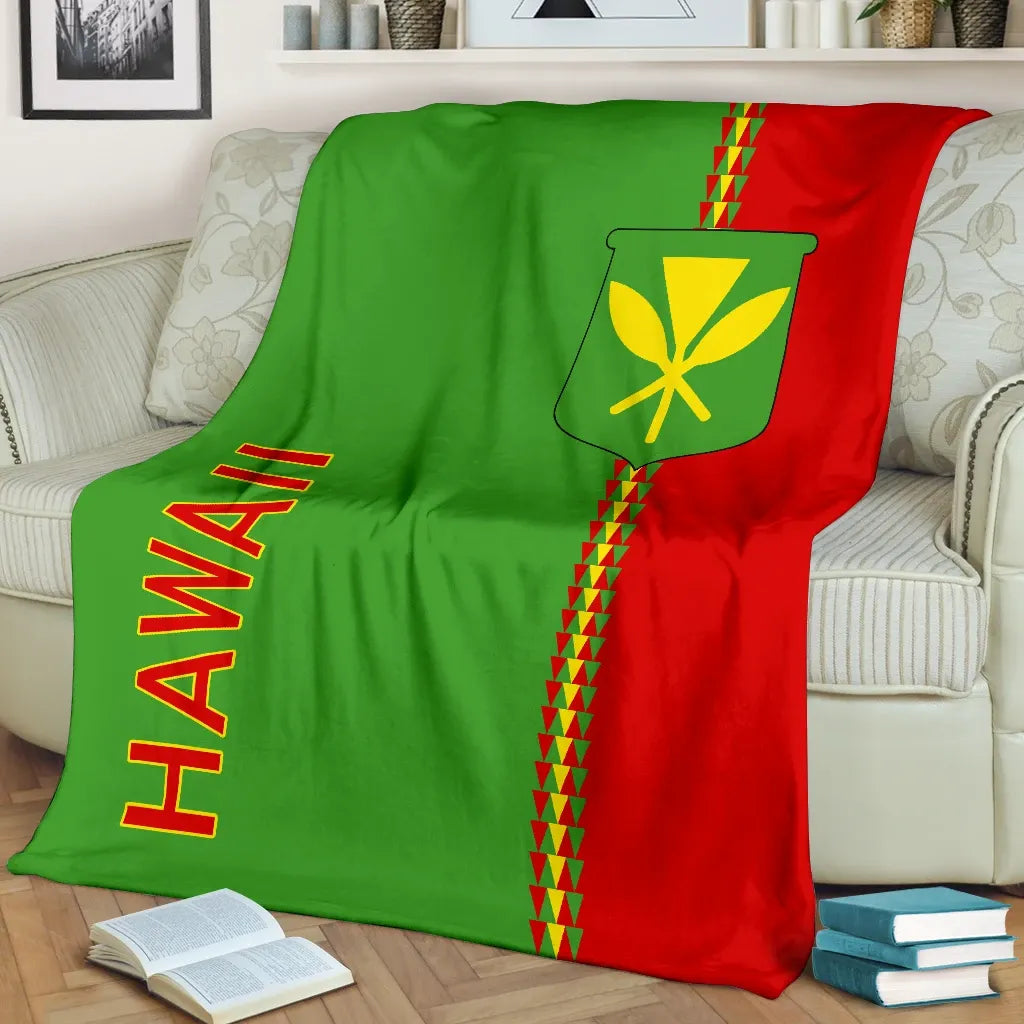Hawaii Premium Blanket - Polynesian Straight Version