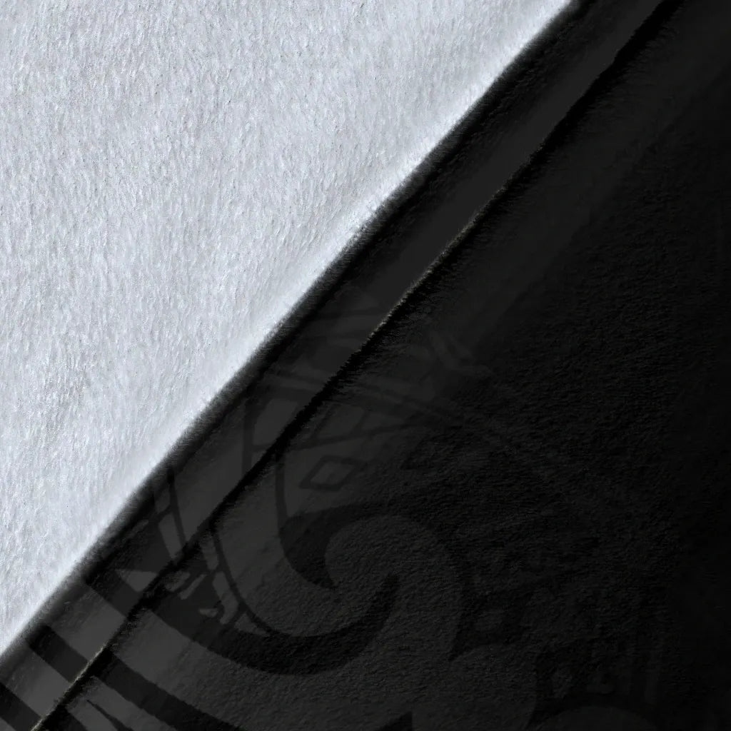 Hawaii Premium Blanket - Turtle Black Fog Style