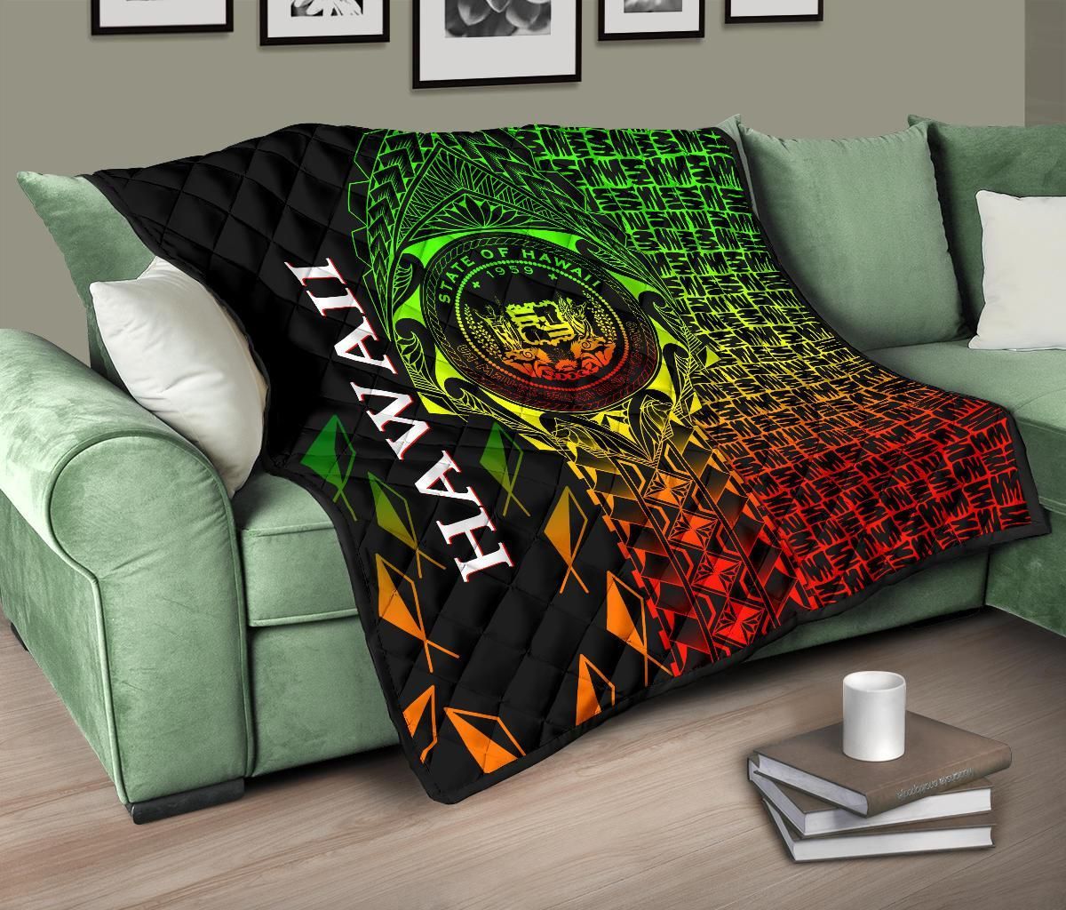 Hawaii Premium Quilt - Hawaii Seal Rocket Style (Reggae)28