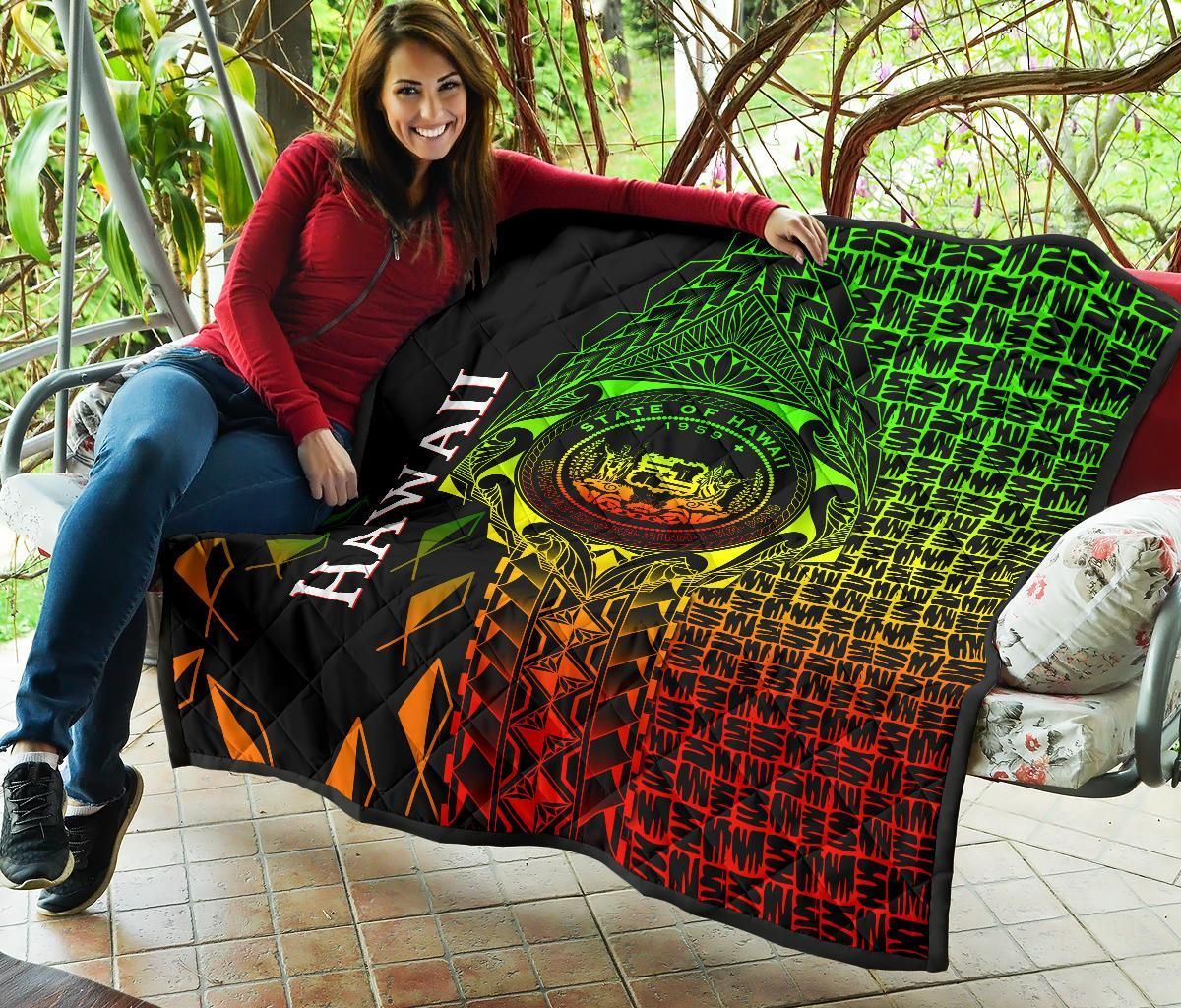 Hawaii Premium Quilt - Hawaii Seal Rocket Style (Reggae)28
