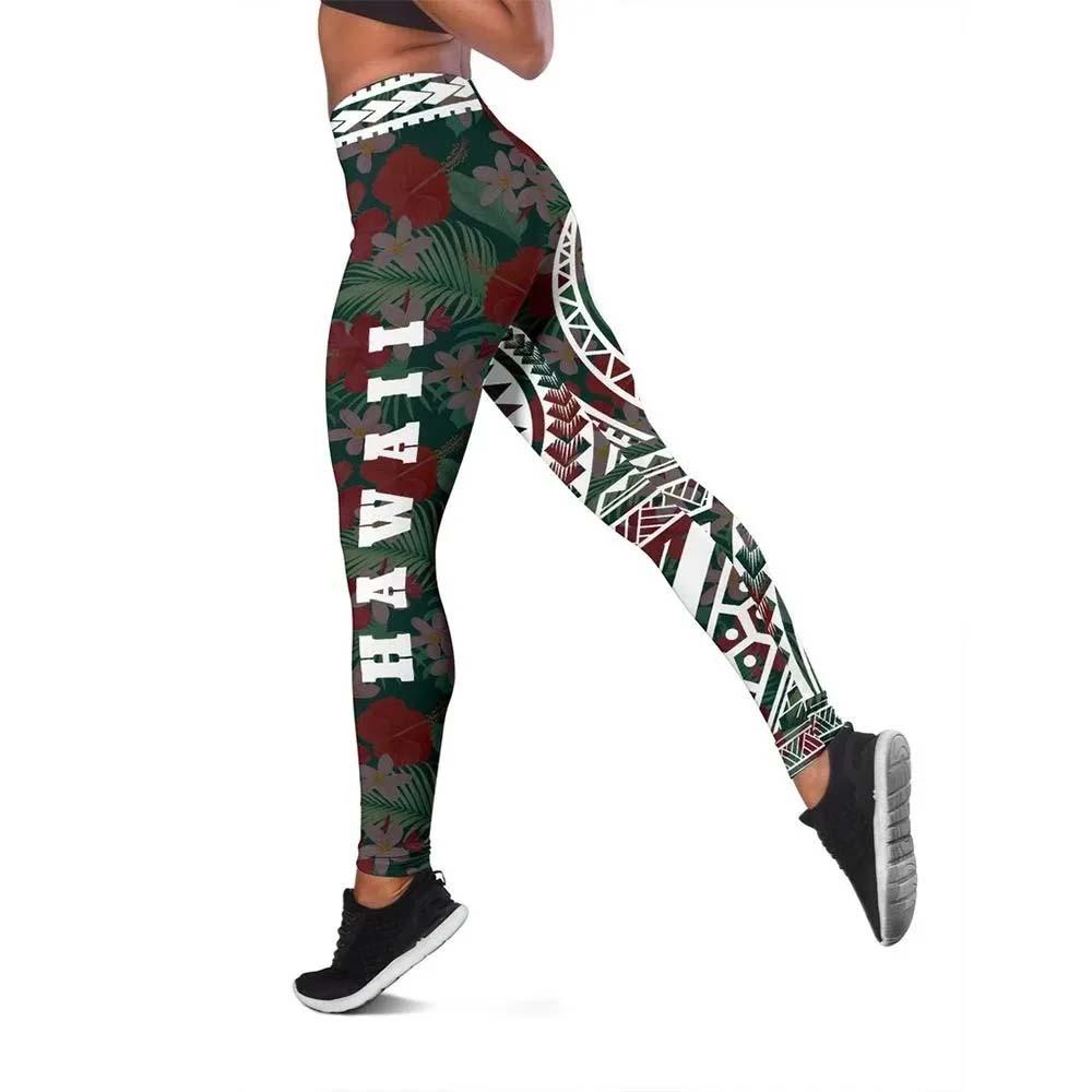 Hawaii Seal Legging (White)