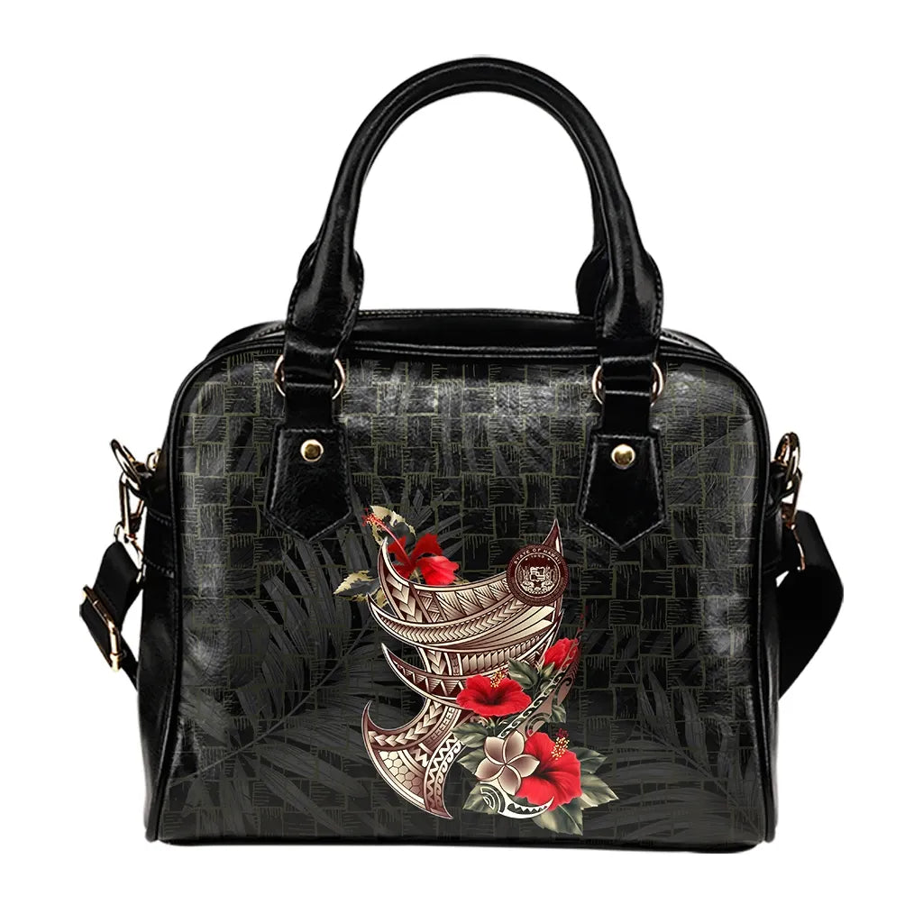 Hawaii Shoulder Handbag - Polynesian Tribal Vintage Style