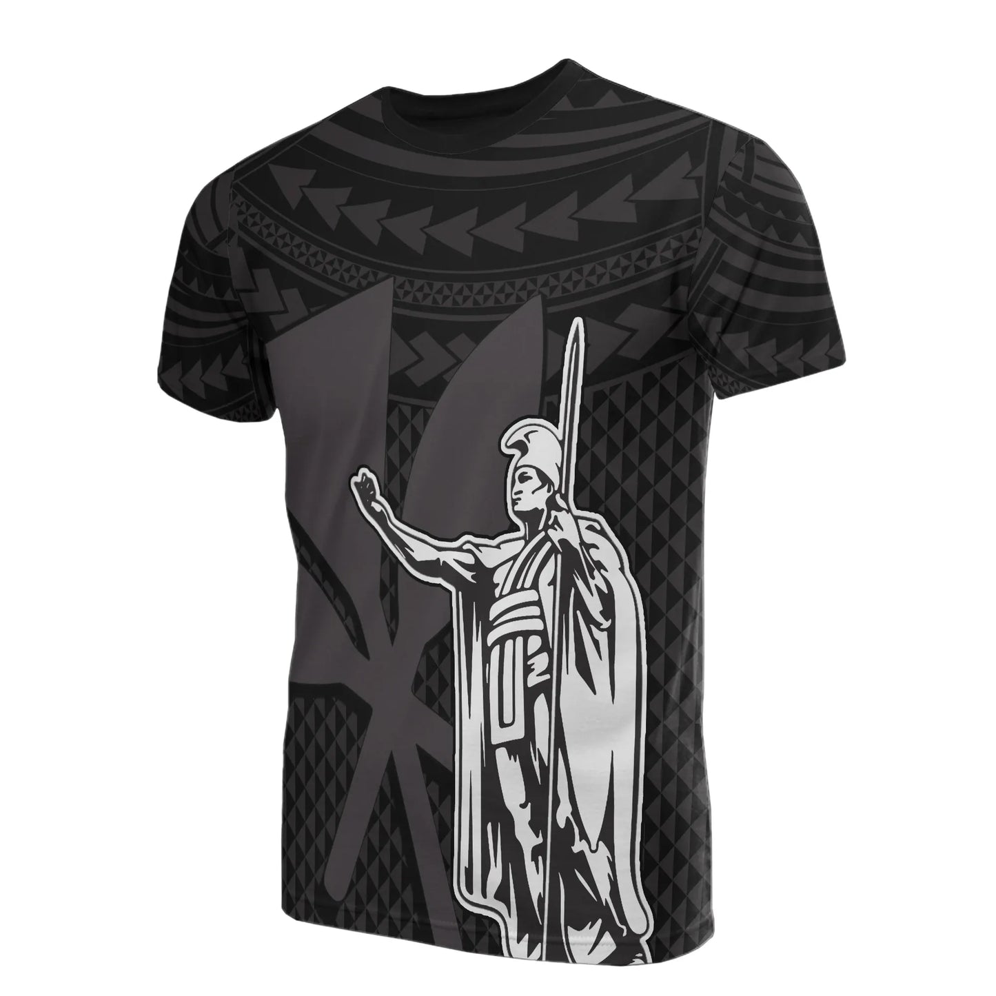 Hawaii T-Shirt - King Kamehameha Kanaka Maoli Black