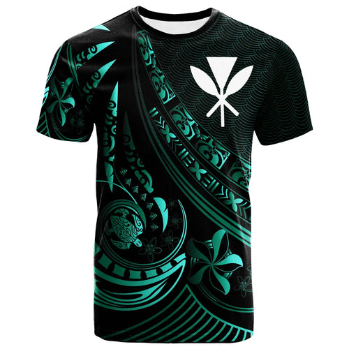 Hawaii T-Shirt - The Flow Of The Ocean Green