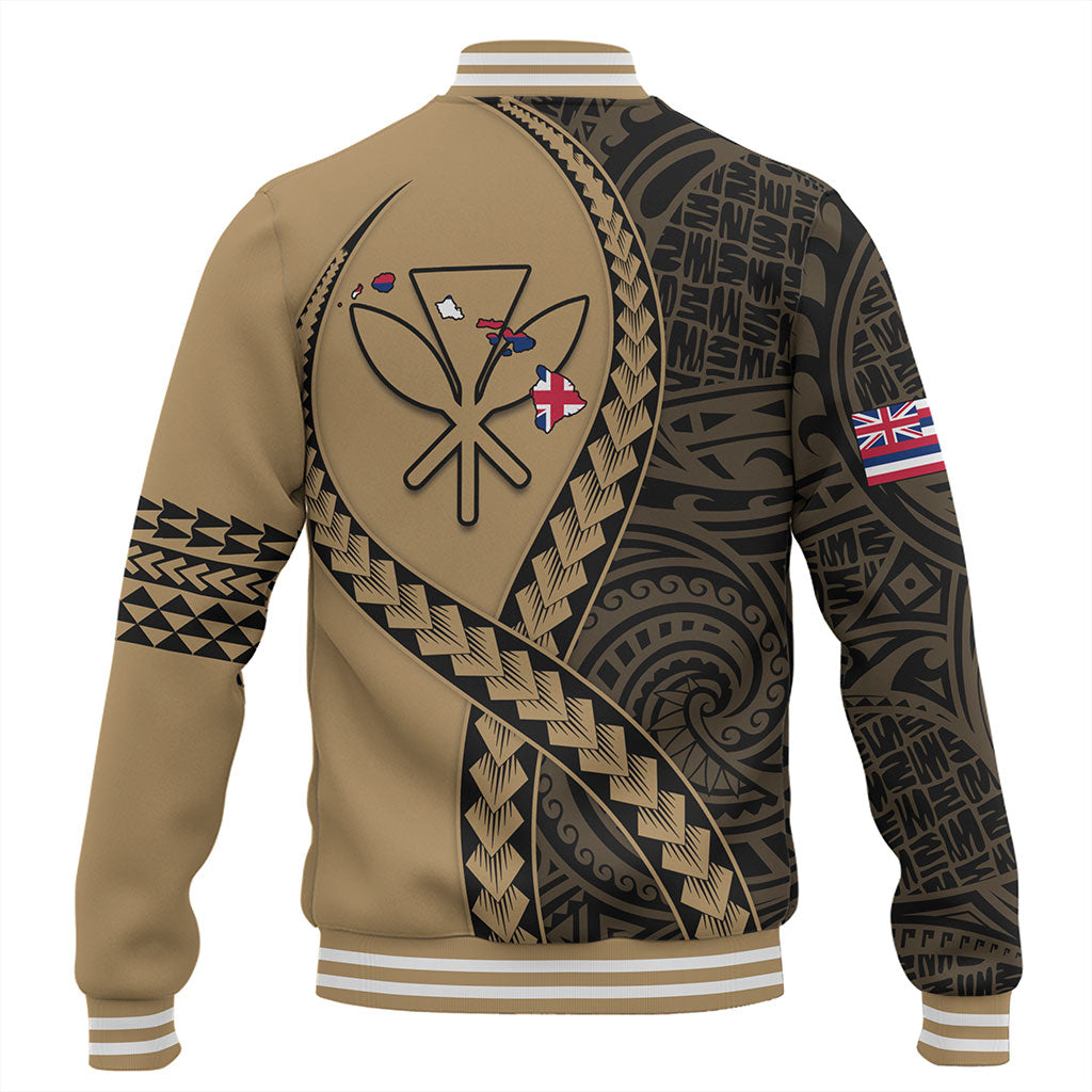 Hawaii Baseball Jacket Tribal Polynesian In My Heart