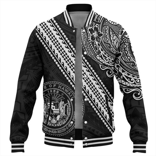 Hawaii Baseball Jacket Seal Tribal Polynesian Tattoos