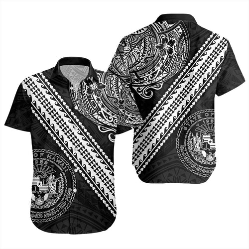 Hawaii Short Sleeve Shirt Seal Tribal Polynesian Tattoos