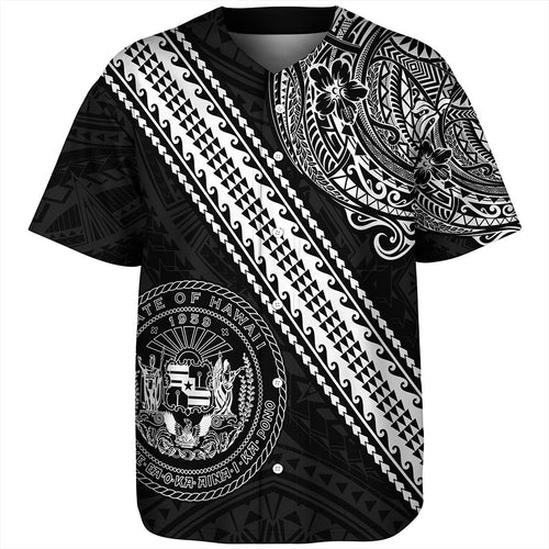 Hawaii Baseball Shirt Seal Tribal Polynesian Tattoos