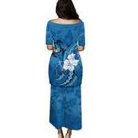 Hawaii Combo Puletasi And Shirt Polynesian Hibiscus