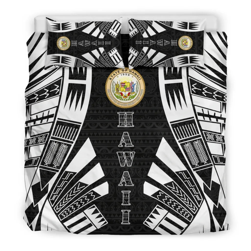 Hawaii Duvet Cover Set - Polynesian Tattoo