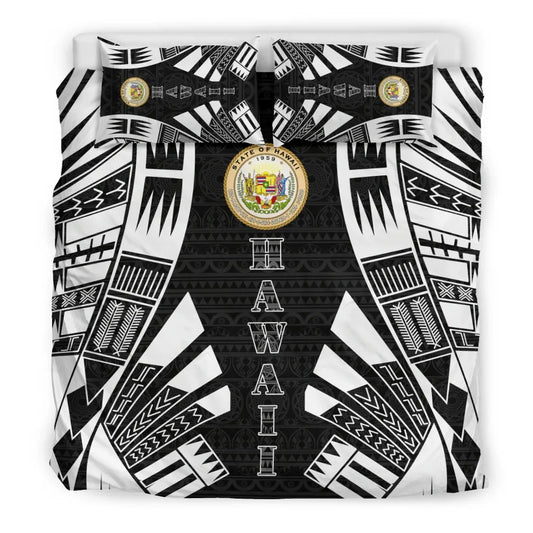 Hawaii Duvet Cover Set - Polynesian Tattoo